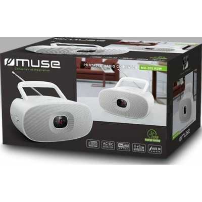 Muse MD-202RDW Portable radio CD player White