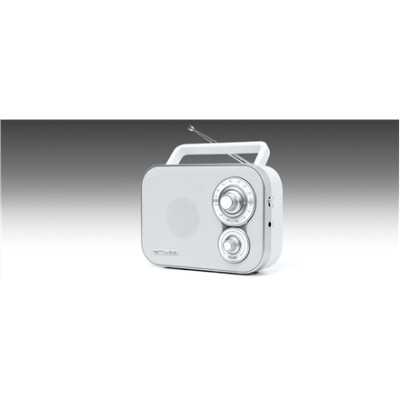 Muse Portable Radio M-051RW AUX in White