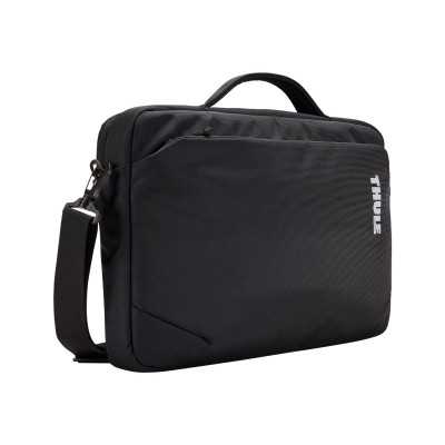 Thule Subterra MacBook Attaché TSA-315B Fits up to size 15 " Messenger - Briefcase Black Shoulder strap