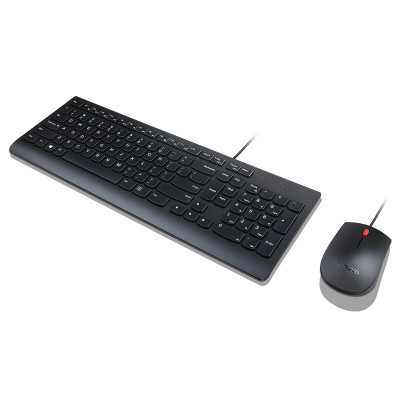 Lenovo Essential Essential Wired Keyboard and Mouse Combo - Lithuanian Keyboard and Mouse Set Wired Wired USB connection for bot