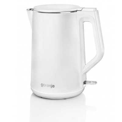 Gorenje Kettle K15DWW Electric 2200 W 1.5 L Plastic + metal 360 rotational base White