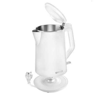 Gorenje Kettle K15DWW Electric 2200 W 1.5 L Plastic + metal 360 rotational base White