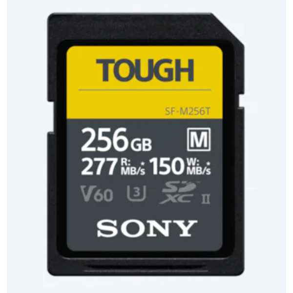 Sony Tough“ atminties kortelė UHS-II 256 GB SDXC „Flash“ atminties klasė, 10 klasė