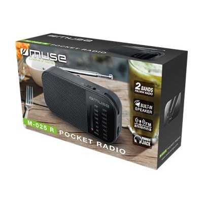 Muse M-025 R Portable radio Black