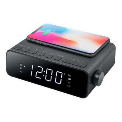 Muse Alarm function M-175 WI AUX in Alarm Clock Black