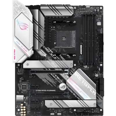 Asus ROG STRIX B550-A GAMING Processor family AMD Processor socket AM4 DDR4 DIMM Memory slots 4 Supported hard disk drive interf