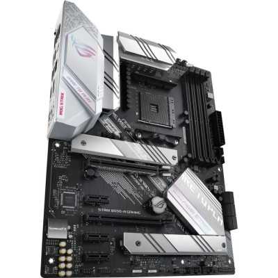 Asus ROG STRIX B550-A GAMING Processor family AMD Processor socket AM4 DDR4 DIMM Memory slots 4 Supported hard disk drive interf