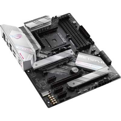 Asus ROG STRIX B550-A GAMING Processor family AMD Processor socket AM4 DDR4 DIMM Memory slots 4 Supported hard disk drive interf