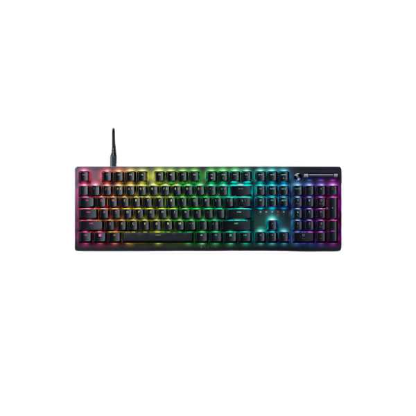 Razer Deathstalker V2 žaidimų klaviatūra Daugiafunkcinis medijos mygtukas ir medijos volelis Visiškai programuojami klavišai su 