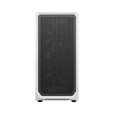 Fractal Design Focus 2 Side window White TG Clear Tint Midi Tower Power supply included No