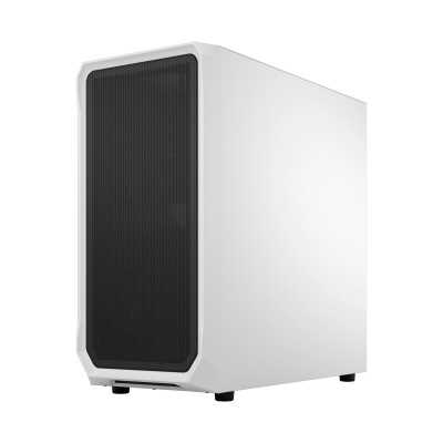 Fractal Design Focus 2 Side window White TG Clear Tint Midi Tower Power supply included No