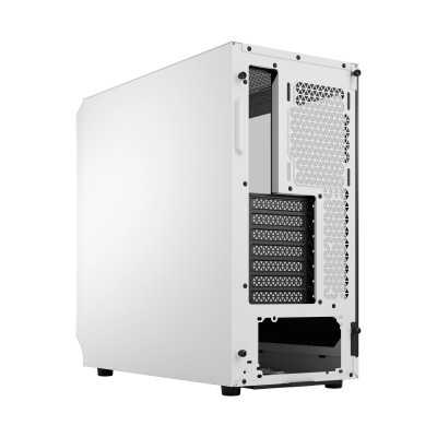 Fractal Design Focus 2 Side window White TG Clear Tint Midi Tower Power supply included No