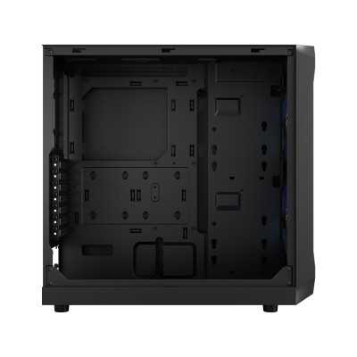 Fractal Design Focus 2 Side window RGB Black TG Clear Tint Midi Tower Power supply included No