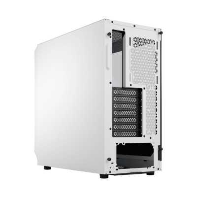 Fractal Design Focus 2 Side window RGB White TG Clear Tint Midi Tower Power supply included No