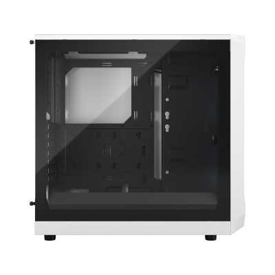 Fractal Design Focus 2 Side window RGB White TG Clear Tint Midi Tower Power supply included No