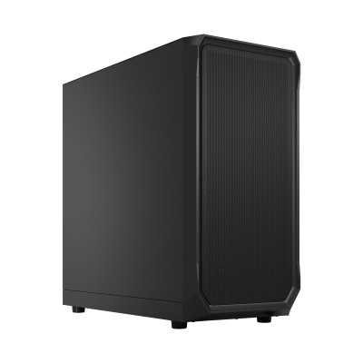 Fractal Design Focus 2 Side window Black Solid Midi Tower Power supply included No