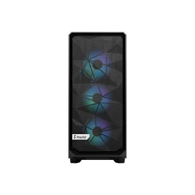 Fractal Design Meshify 2 Compact RGB Side window Black TG Light Tint Mid-Tower Power supply included No