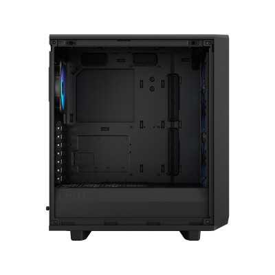 Fractal Design Meshify 2 Compact RGB Side window Black TG Light Tint Mid-Tower Power supply included No