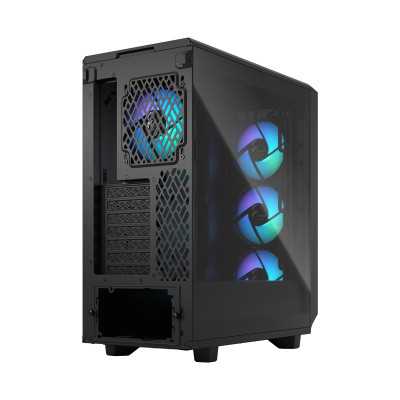 Fractal Design Meshify 2 Compact RGB Side window Black TG Light Tint Mid-Tower Power supply included No