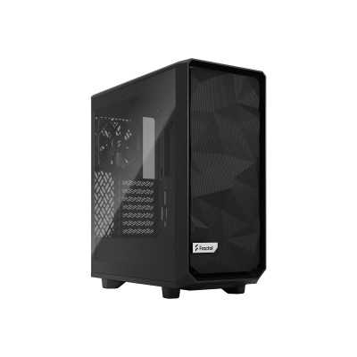 Fractal Design Meshify 2 Compact Lite Side window Black TG Light tint Mid-Tower Power supply included No