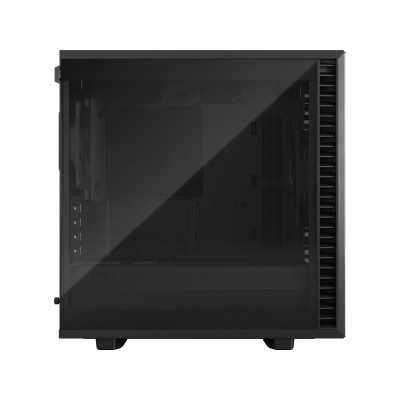 Fractal Design Define 7 Mini Side window Black TG Light Tint mATX, Mini-DTX, Mini ITX Power supply included No