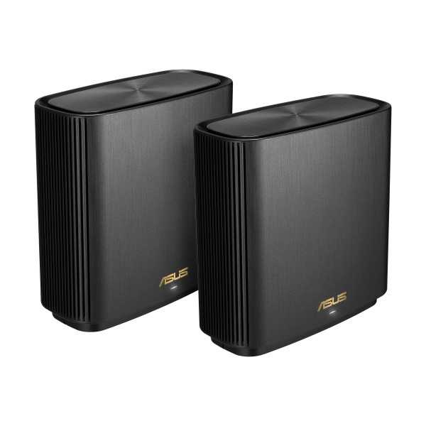 Asus AX7800 Tri Band Mesh Router Wifi 6 ZenWiFi XT9 (2-Pack) 802.11ax 780 Mbit/s 10/100/1000 Mbit/s Ethernet LAN (RJ-45) prievad