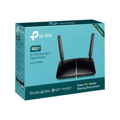 TP-LINK 4G+ LTE Router Archer MR600 802.11ac 300+867 Mbit/s 10/100/1000 Mbit/s Ethernet LAN (RJ-45) ports 3 Mesh Support No MU-M