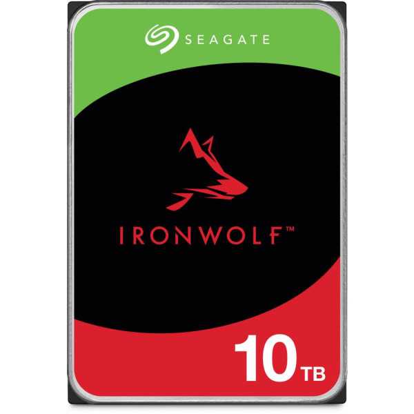 HDD|SEAGATE|IronWolf|10TB|SATA 3.0|256 MB|7200 aps./min.|3,5"|ST10000VN000