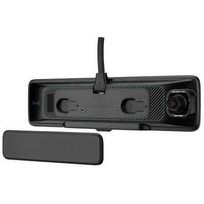 Mio MiVue R850T, Rear Camera GPS Wi-Fi Premium 2.5K HDR E-mirror DashCam with 11.88" Anti-glare Touchscreen Audio recorder