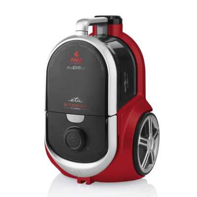 ETA Vacuum Cleaner ETA351790000 Stormy Turbo Bagless Power 800 W Dust capacity 2.2 L Black/Red