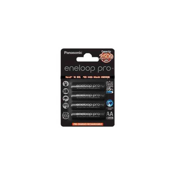 Panasonic ENELOOP Pro BK-3HCDE/4BE AA 2500 mAh 4 vnt.