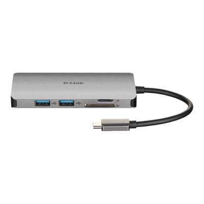 D-Link 8-in-1 USB-C Hub with HDMI/Ethernet/Card Reader/Power Delivery DUB-M810 USB hub USB Type-C