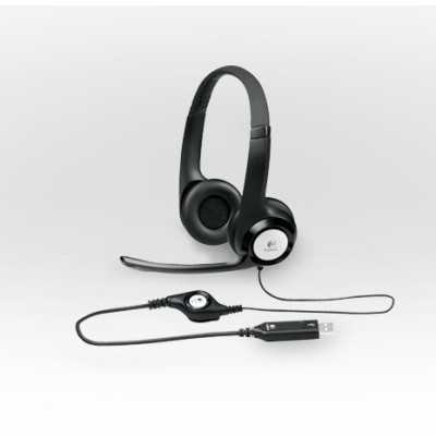 Logitech Computer headset H390 Built-in microphone USB Type-A Black