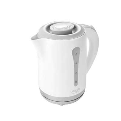 Kettle Adler AD 1244 Standard kettle 2000 W 2.5 L Plastic 360 rotational base White