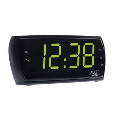 Adler Alarmclock Radio AD 1121 Black Alarm function