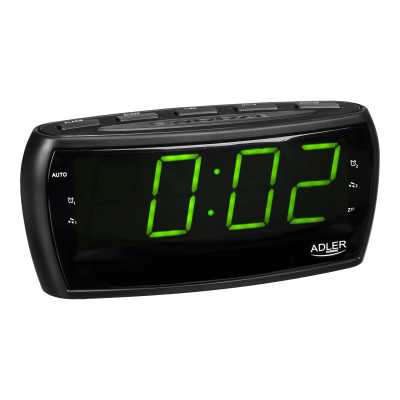 Adler Alarmclock Radio AD 1121 Black Alarm function