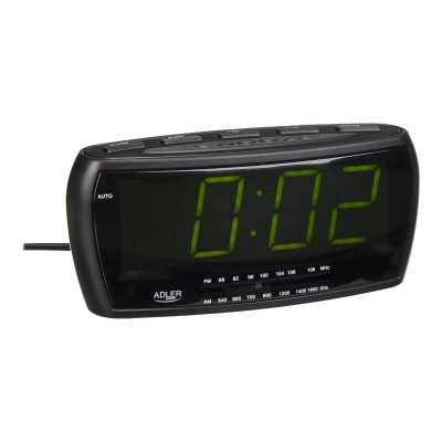 Adler Alarmclock Radio AD 1121 Black Alarm function