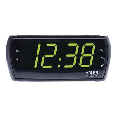 Adler Alarmclock Radio AD 1121 Black Alarm function