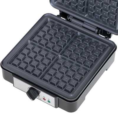 Adler Waffle Maker AD 3049 1200 W Number of pastry 4 Belgium Black