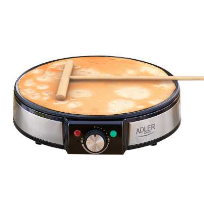 Adler Crepe Maker AD 3058 1600 W Number of pastry 1 Crepe Stainless Steel/Black