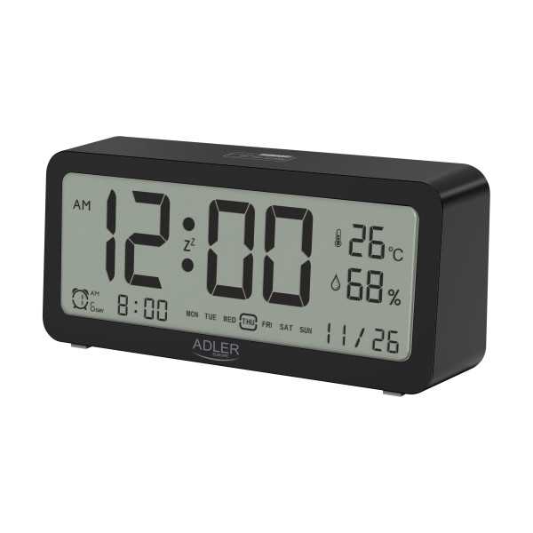 Adler Alarm Clock AD 1195b Black Alarm funkcija