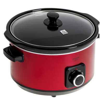 Adler Slow cooker AD 6413r 290 W 5.8 L Number of programs 3 Red