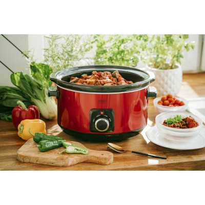 Adler Slow cooker AD 6413r 290 W 5.8 L Number of programs 3 Red