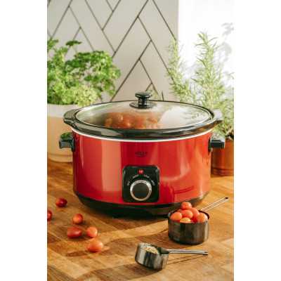 Adler Slow cooker AD 6413r 290 W 5.8 L Number of programs 3 Red