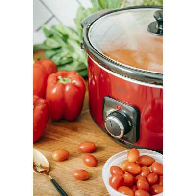 Adler Slow cooker AD 6413r 290 W 5.8 L Number of programs 3 Red