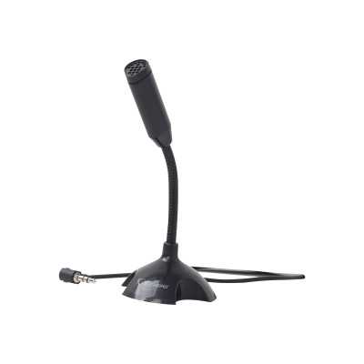 Gembird Desktop microphone MIC-D-02 3.5 mm 3.5 mm audio plug Black