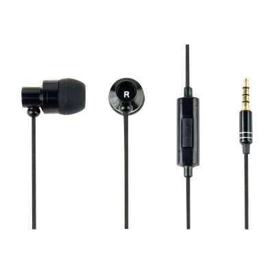 Gembird Metal earphones with microphone "Paris" Built-in microphone 3.5 mm Black