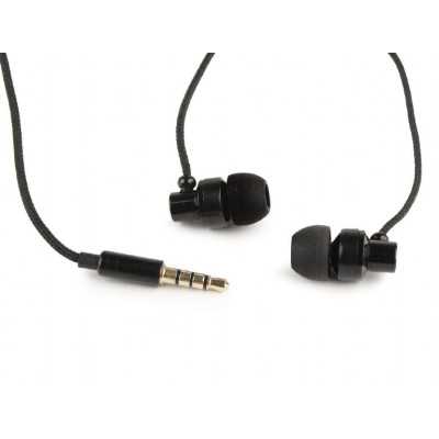 Gembird Metal earphones with microphone "Paris" Built-in microphone 3.5 mm Black