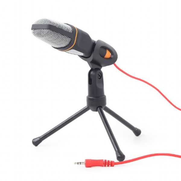 Gembird Desktop mikrofonas su trikoju MIC-D-03 Integruotas mikrofonas 3,5 mm juodas