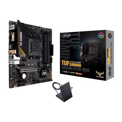 Asus TUF GAMING A520M-PLUS Processor family AMD Processor socket AM4 DDR4 Memory slots 4 Supported hard disk drive interfaces SA